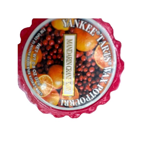 Set of 6 Yankee Candle Wax Potpourri Tart Melts Mandarin Cranberry, Macintosh & - Picture 5 of 10